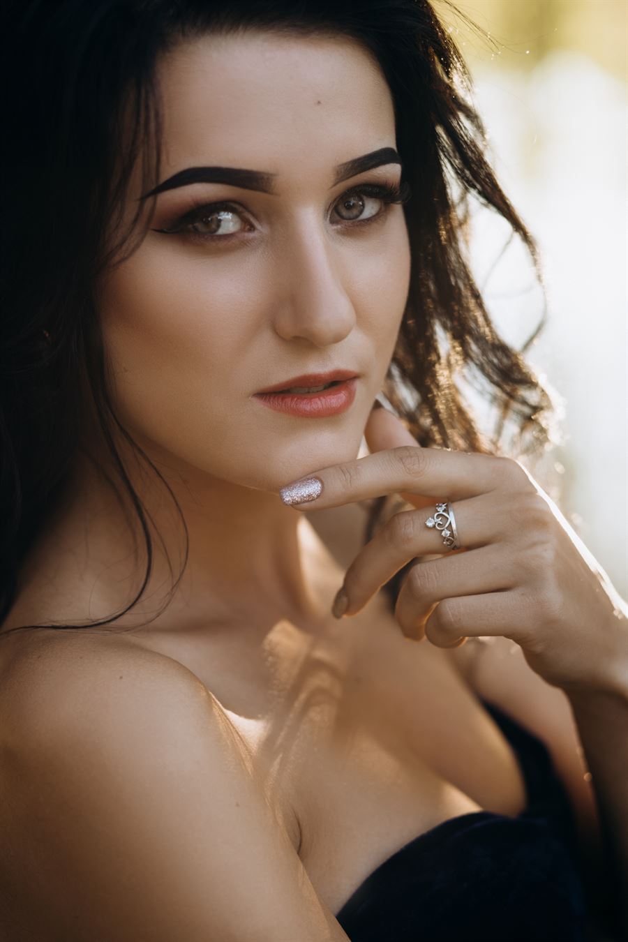 Paciente em procedimento de estética facial